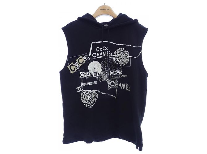Chanel Hoodie Schwarz 
