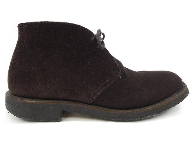 Botas de couro Church's Marrom