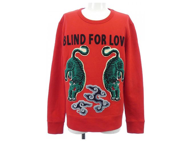 Gucci Sweatshirt aus Baumwolle Rot