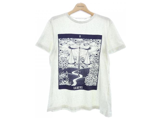 Camiseta de algodón Christian Dior Beige