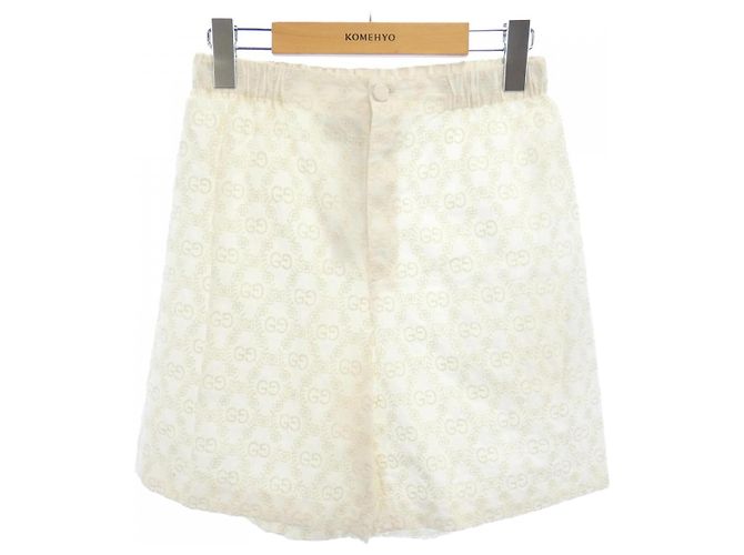 Bermudas de algodón Gucci Beige