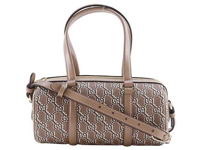 Bolsa 2way Gucci GG Shadow em PVC e couro Marrom
