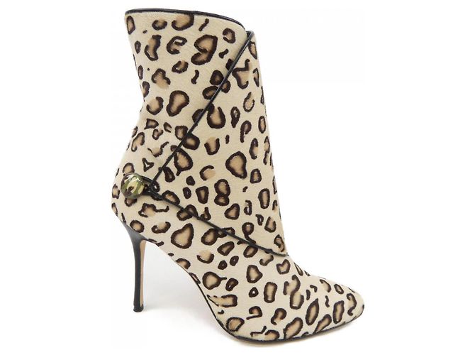 Botas Manolo Blahnik DAINA em couro de bezerro