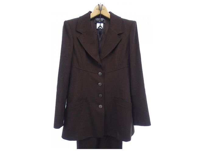 Timeless Chanel Vintage Suit Brown