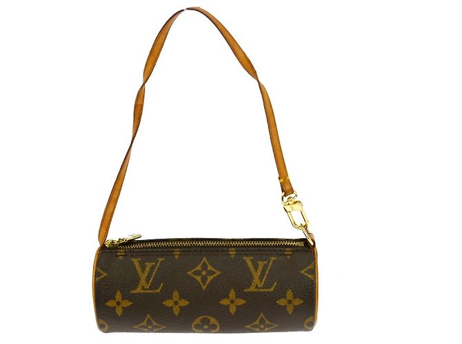Louis Vuitton Papillon Pochette Monogram Canvas Mini Marrone