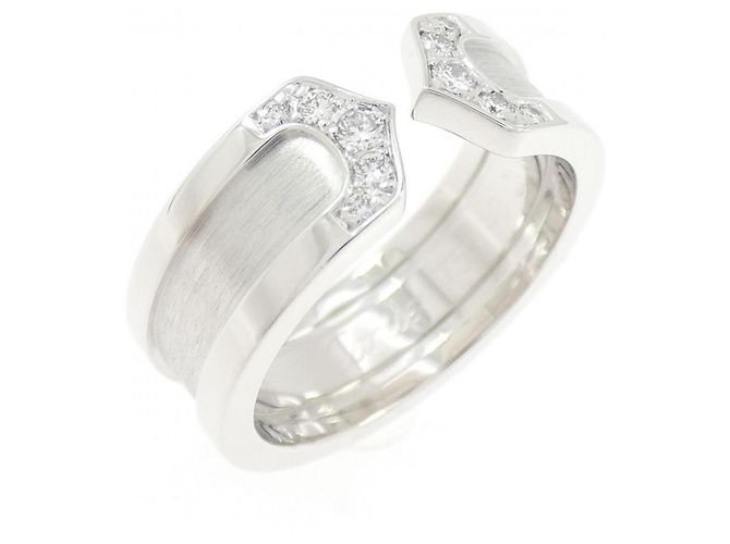 Anillo Cartier C2 Small Band en oro blanco de 18K