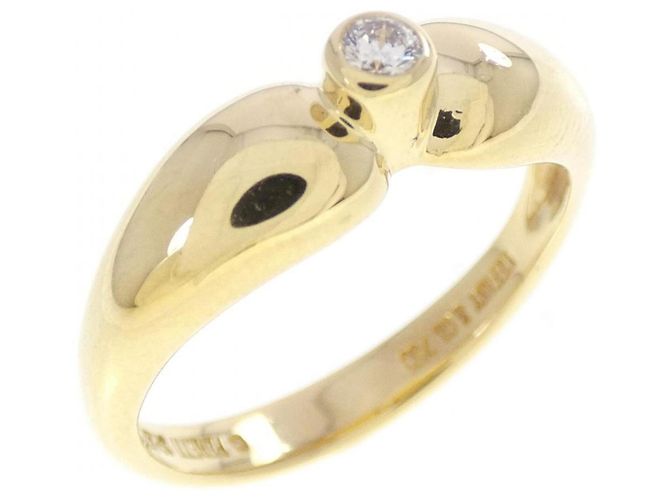 Tiffany & Co Anillo Tiffany Double Teardrop Dorado