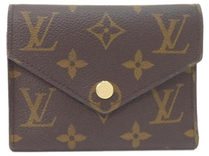 Cartera Victorine Monogram Louis Vuitton Castaño