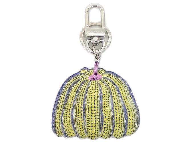 Louis Vuitton Porte Clés Pumpkin Keyring Giallo