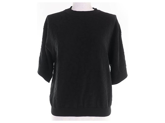 Hermès Hermes Naoussa Chaine Seta Maglia Nero