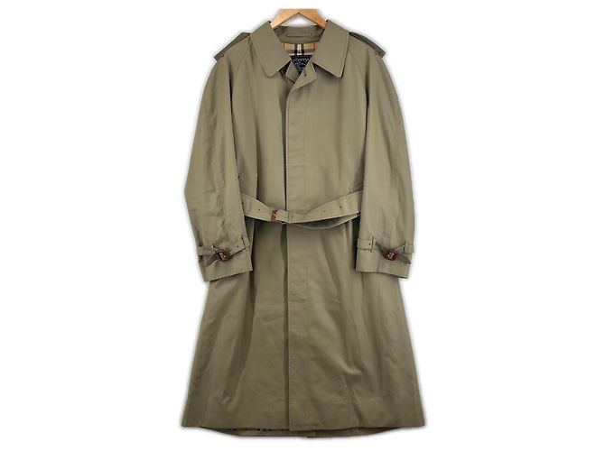 Gabardina Burberry Trench Coat de algodón Beige Caqui