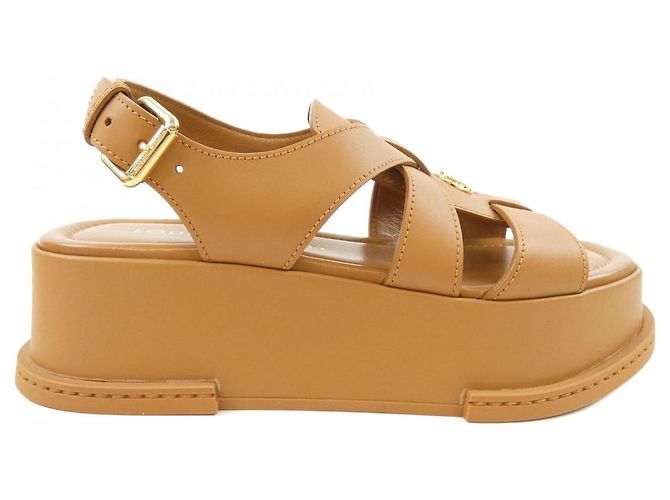 Sandales Maya en cuir de veau Louis Vuitton Marron