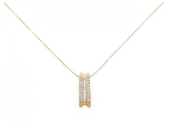 Autre Marque Collar de diamante Au750 Dorado