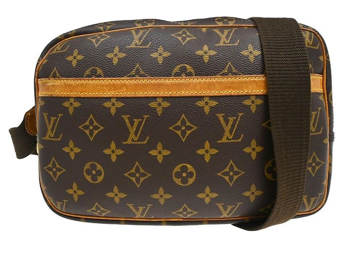 Louis Vuitton Reporter Monogram Canvas PM Marrone