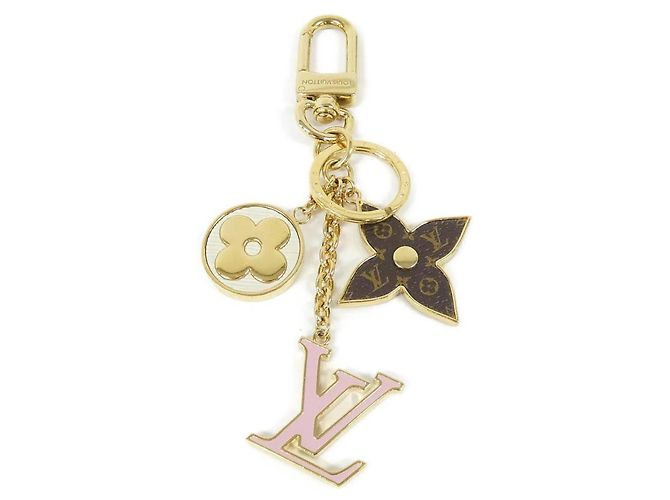 Portachiavi Louis Vuitton Spring Street Marrone D'oro