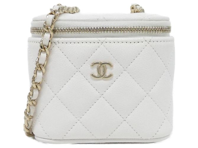 Borsa a Spalla Chanel Timeless Classic Line AP1340 Bianco