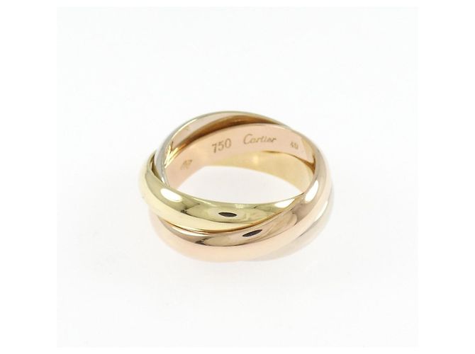 Anillo Cartier Trinity en oro rosa blanco y amarillo 18K
