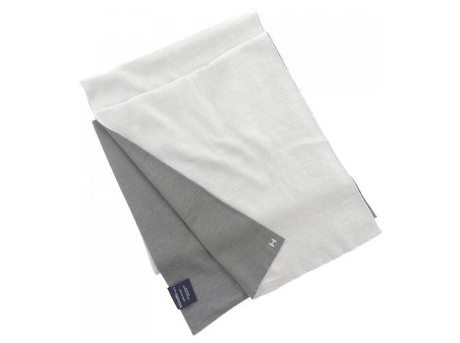 Sciarpa Hermès in seta e cashmere marrone 