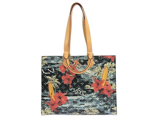 Bolsa Louis Vuitton Surfing Monogram Sac Plat 24H Azul marinho