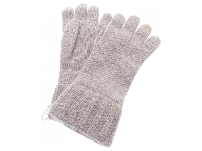 Hermès Hermes Warme Cashmere-Handschuhe Beige