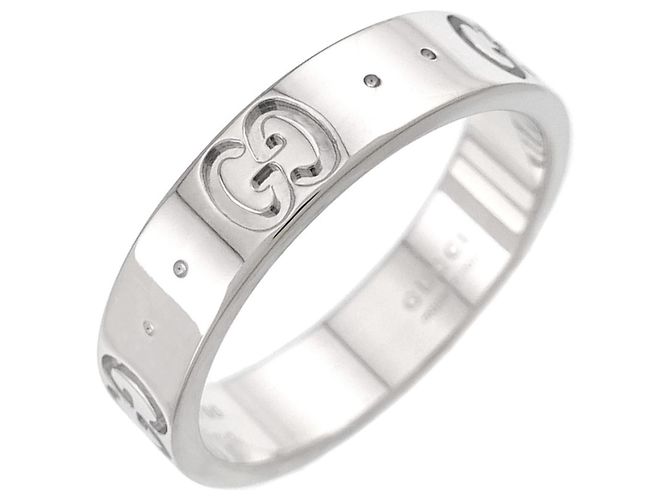 Anello Icon #7 Gucci in oro bianco 18K