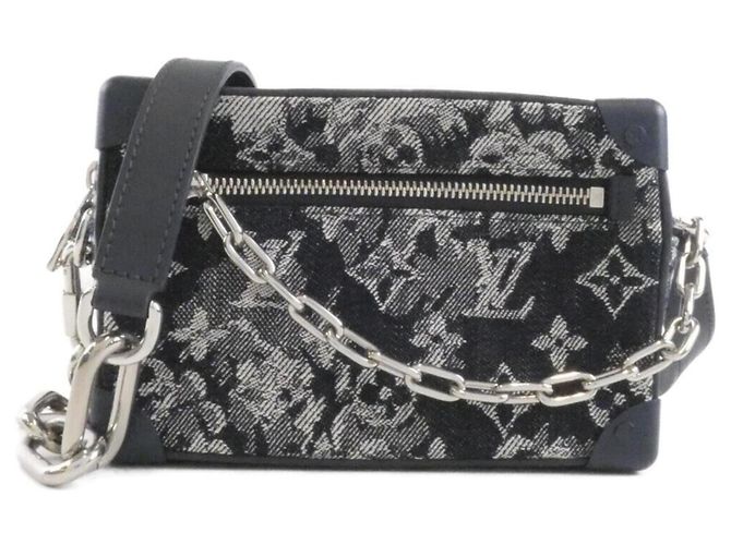 Bolsa de Ombro Louis Vuitton Monogram Tapestry Mini Soft Trunk