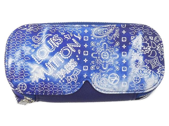 Louis Vuitton Monogram Eyeglass Case Blue