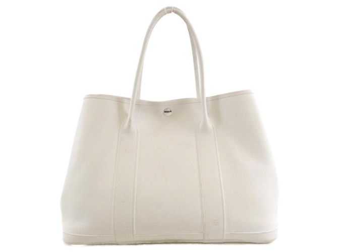 Hermès Bolsa Hermes Garden Party Branco