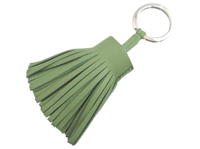 Hermès Hermes Carmen Agneau Milo Vert Keyring Light green 