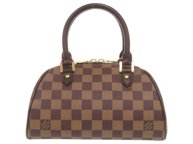 Bolsa Louis Vuitton Rivera Mini Damier Marrom Damier ebene