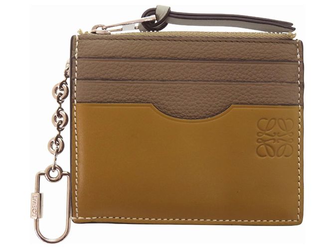 Cartera cuadrada Anagram Loewe en Khaki Caqui