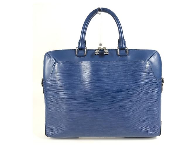Borsa Louis Vuitton Epi Oliver Blu