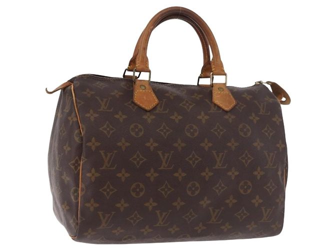 Louis Vuitton Speedy Monogram Canvas 30 Braun