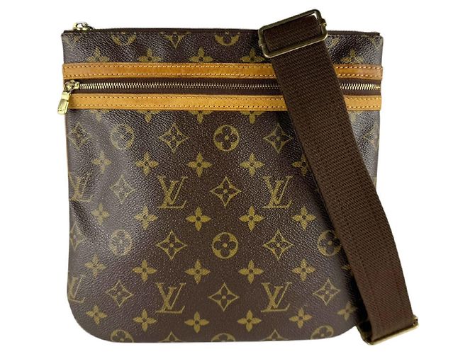 Pochette à l'épaule Louis Vuitton Monogram Marron Monogramme