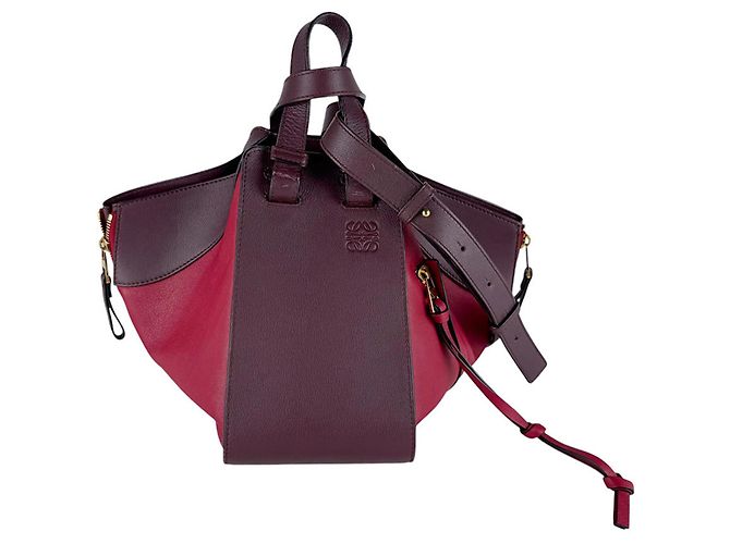 Borsa a tracolla Hammock Loewe Rosso Bordò 
