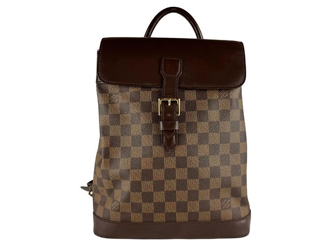 Sac à dos Louis Vuitton Damier Soho Damier ebène