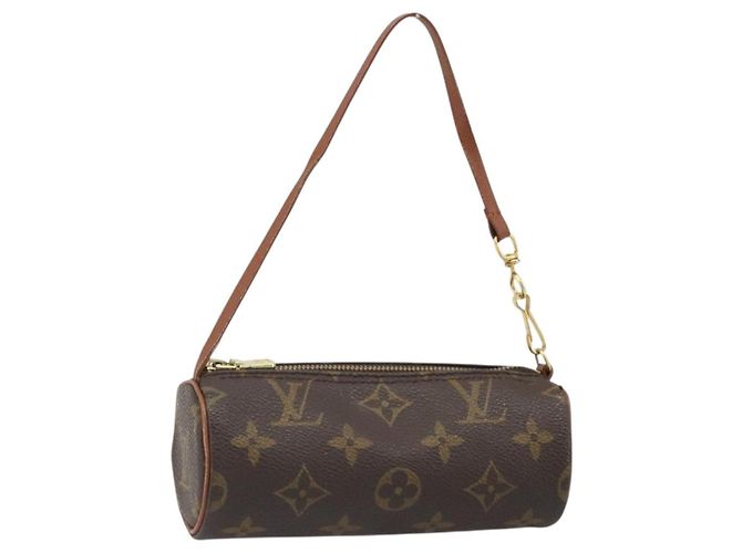 LOUIS VUITTON Monogram Papillon Pouch LV Auth ka4838 Monogramme
