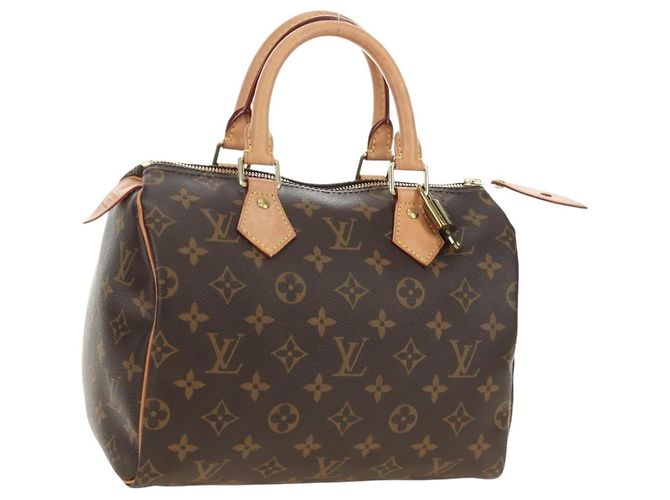 LOUIS VUITTON Bolsa Monogram Speedy 25 M41528 LV Auth 185327SAM Monograma
