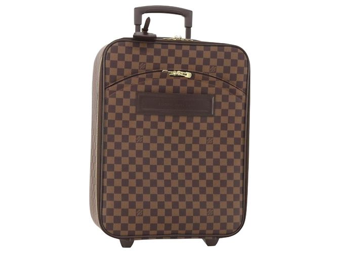 LOUIS VUITTON Damier Ebene Pegas 45 Trunk N23293 LV Auth 184133