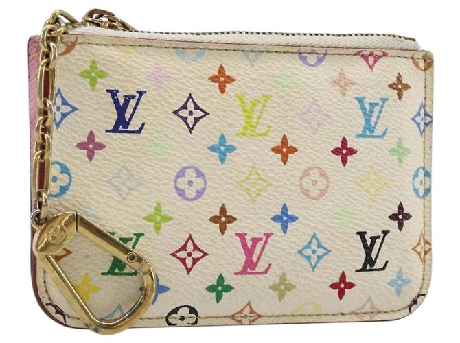 LOUIS VUITTON Monogram Multicolor Pochette Cles NM Purse M93734 LV Auth 185773
