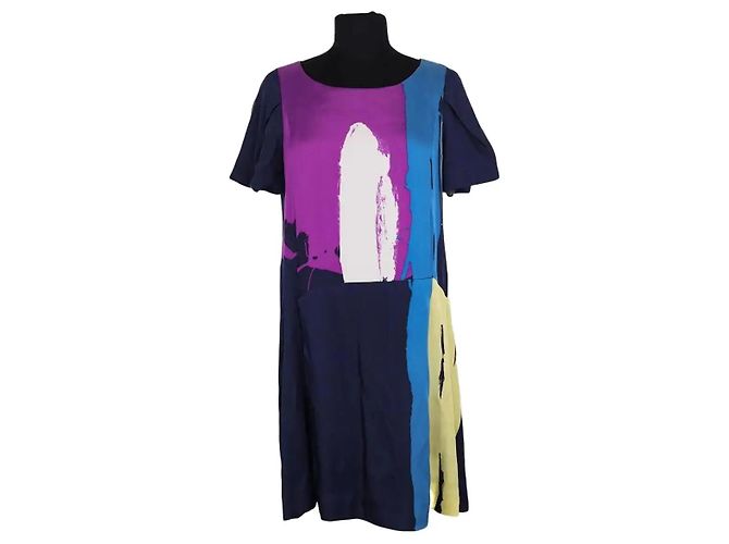 Chloé Vestido azul marinho