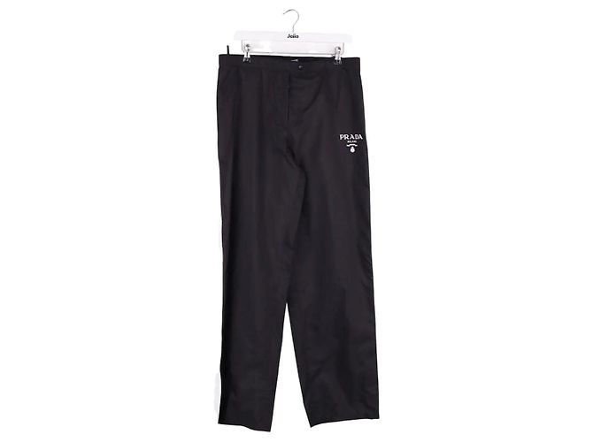 Prada Schwarze gerade Hose