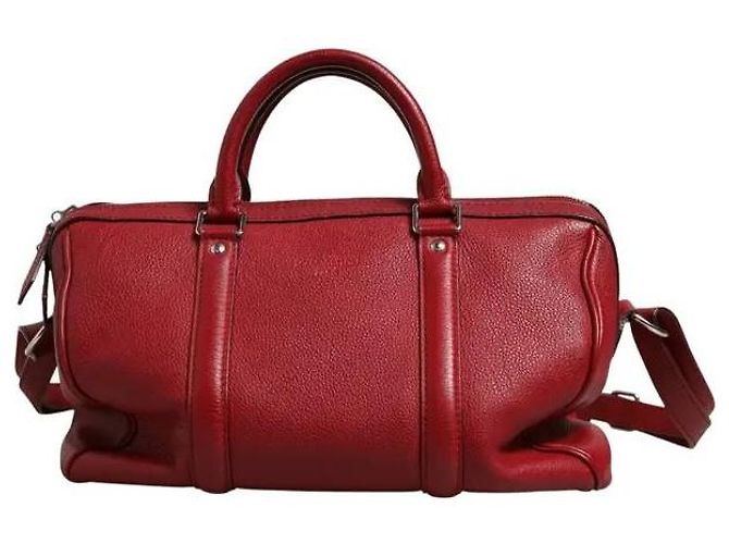 Louis Vuitton Sofia Coppola SC Bag MM in Red Taurillon Leather