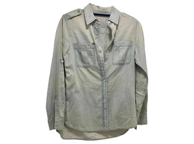 Michael Michael Kors Camicia in Denim Blu
