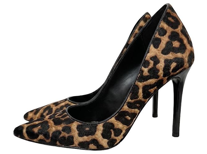 Michael Kors Décolleté leopardate slingback Marrone Nero