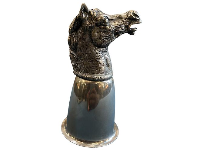 Gucci Silver Horse Head Cup