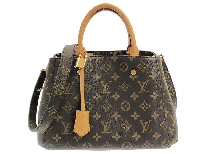 Louis Vuitton Monogram Montaigne BB Handtasche Braun