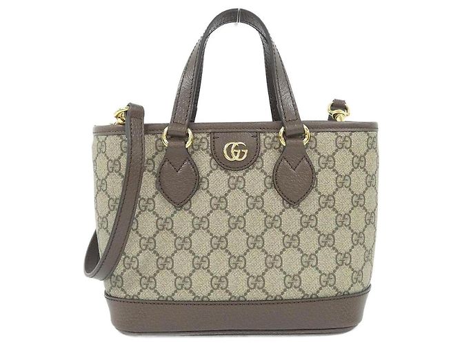 Bolsa Gucci Ophidia em bege e marrom