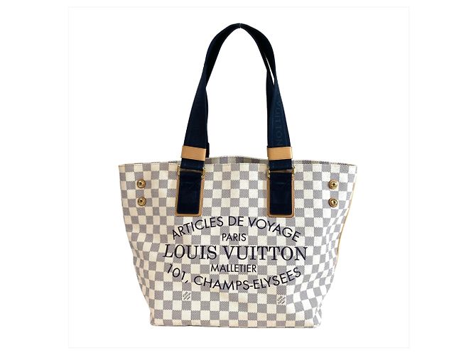 Bolsa Tote Louis Vuitton Plan Soleil PM Branco