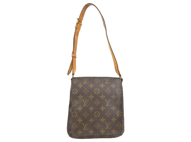 Bolsa Musette Salsa Louis Vuitton em Canvas Monogram PM Marrom